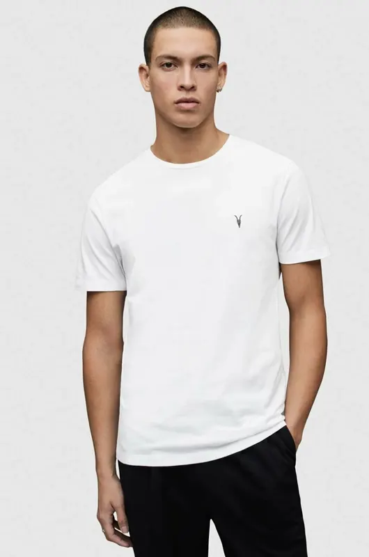AllSaints t-shirt bawełniany BRACE TONIC CREW