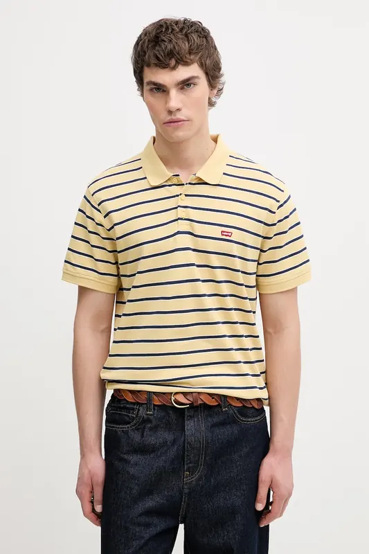 Levi's polo męskie bawełniane LEVIS HM