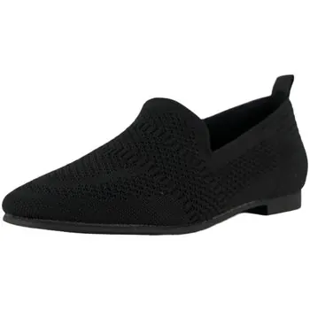 La Strada Damenschuhe Slipper black knitted 111884-4501-E