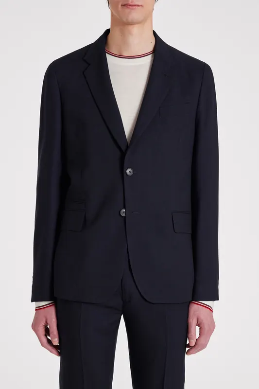 Paul Smith Mens 2 Button Jacket Very Dark Navy Maat: 48 | Colberts Outlet | Heren | Blauw