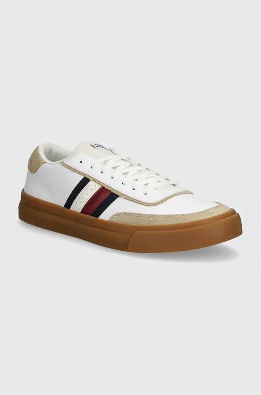 Tommy Hilfiger sneakersy skórzane TH CUPSET 1A2 LTH MIX