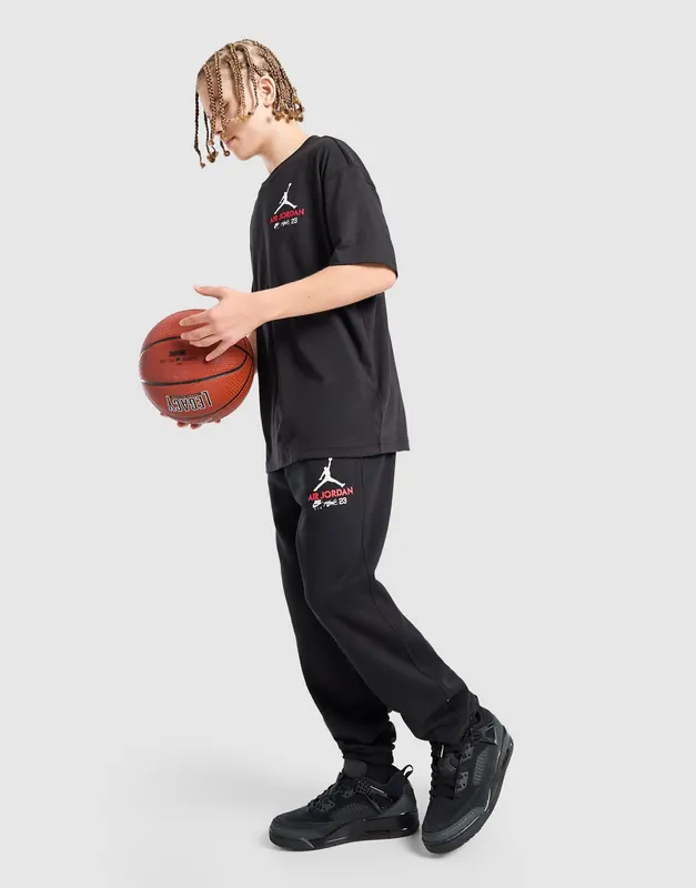 Jordan Spodnie Jumpman Pnt Blk/red