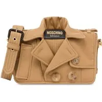 Moschino Biker Bag Trench Details Beige Maat: OS | Handtassen Outlet | Dames | Beige