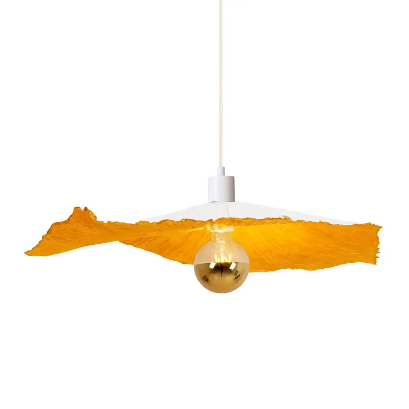 Lampa wisząca Crazy Paper, biało-złota, Ø 56cm