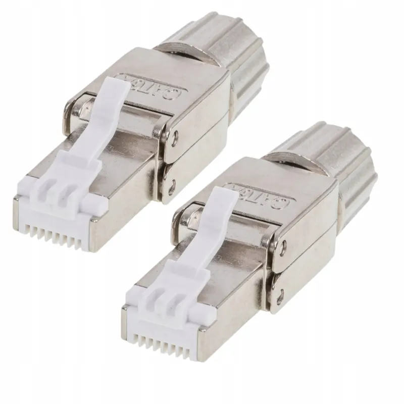 2x Wtyk RJ45 Ftp Stp kat. 6A, Netrack, beznarzędziowy