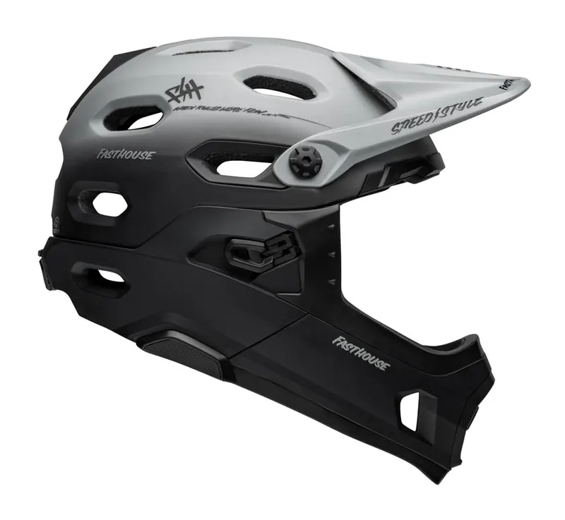 Kask full face BELL SUPER DH MIPS SPHERICAL fasthouse taco tuesday matte gray czarny (58-62)
