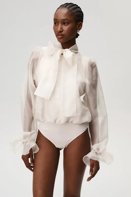 Undress Code body damskie jedwabne Pure Elegance Bodysuit Classic