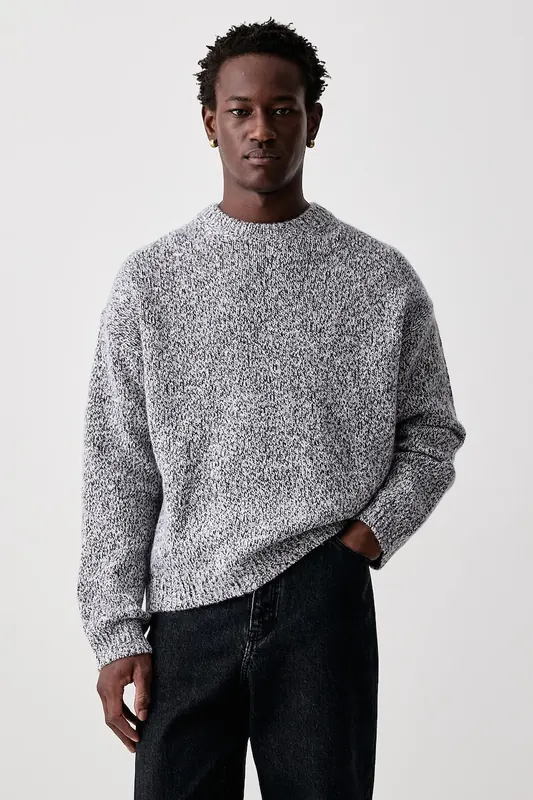 Maison Kitsuné  sweter z wełną męski
