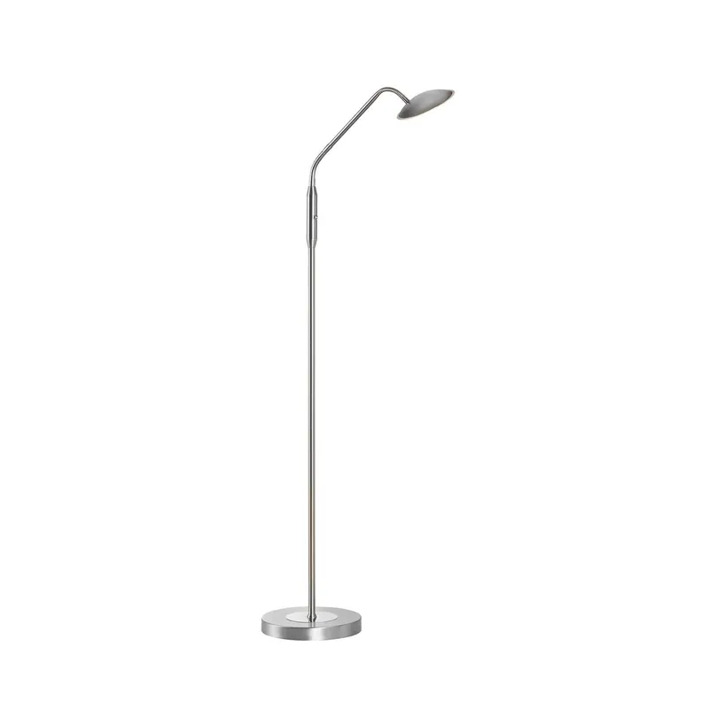 Lampa stojąca LED Tallri, kolor nikiel, wysokość 135 cm, CCT