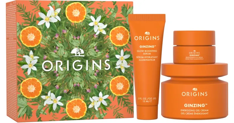 Origins The Glow Boosting Collection Ginzing Set rozświetlający zestaw prezentowy 1 szt.