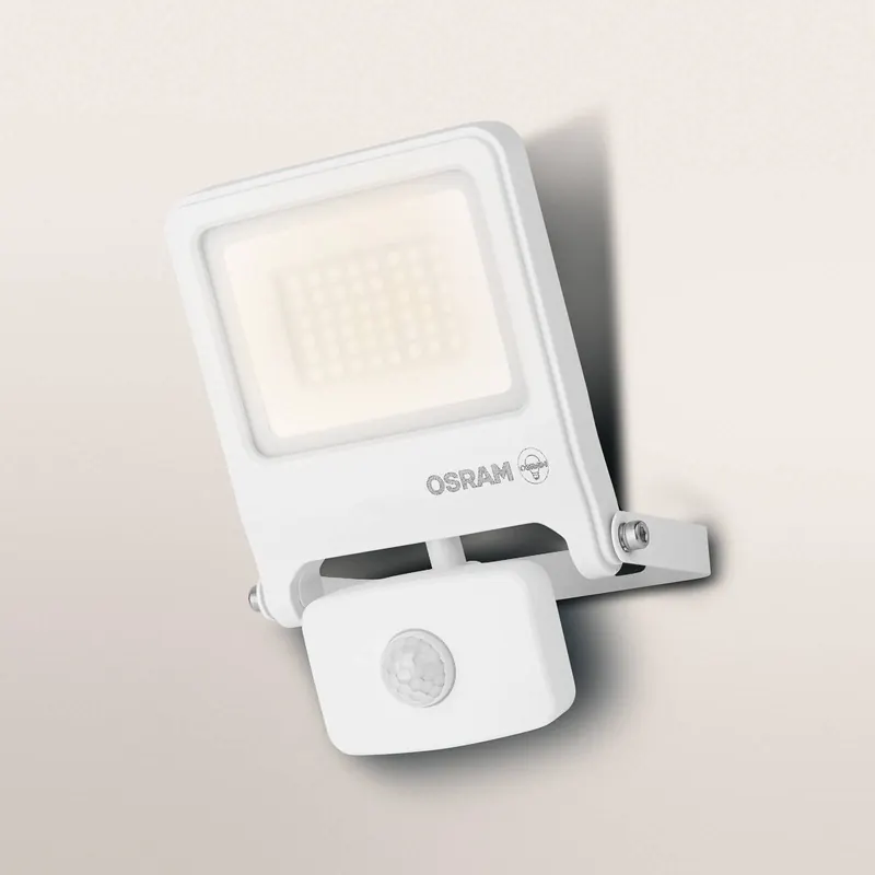 Reflektor zewnętrzny OSRAM ENDURA FLOOD, biały, czujnik 30 W 830 IP44