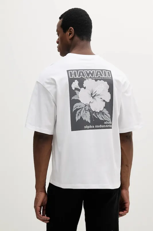 Alpha Industries t-shirt bawełniany Aloha Flower T BP
