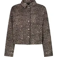 Cars Jeans Norah Jacket Leopard Maat: M | Jassen Outlet | Dames | Bruin