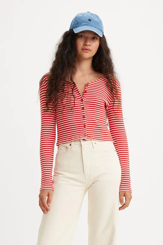 Levi's Monica Long Sleeve Tee Maat: S | Longsleeves Outlet | Dames