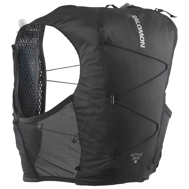 Salomon Active Skin 8 Set LC2177800, Unisex, Czarne, plecaki, poliester, rozmiar: M