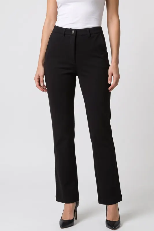 GUESS  Eco New Zoe Pant Jet Black A996 Maat: XS/32 | Pantalons Outlet | Dames | Zwart