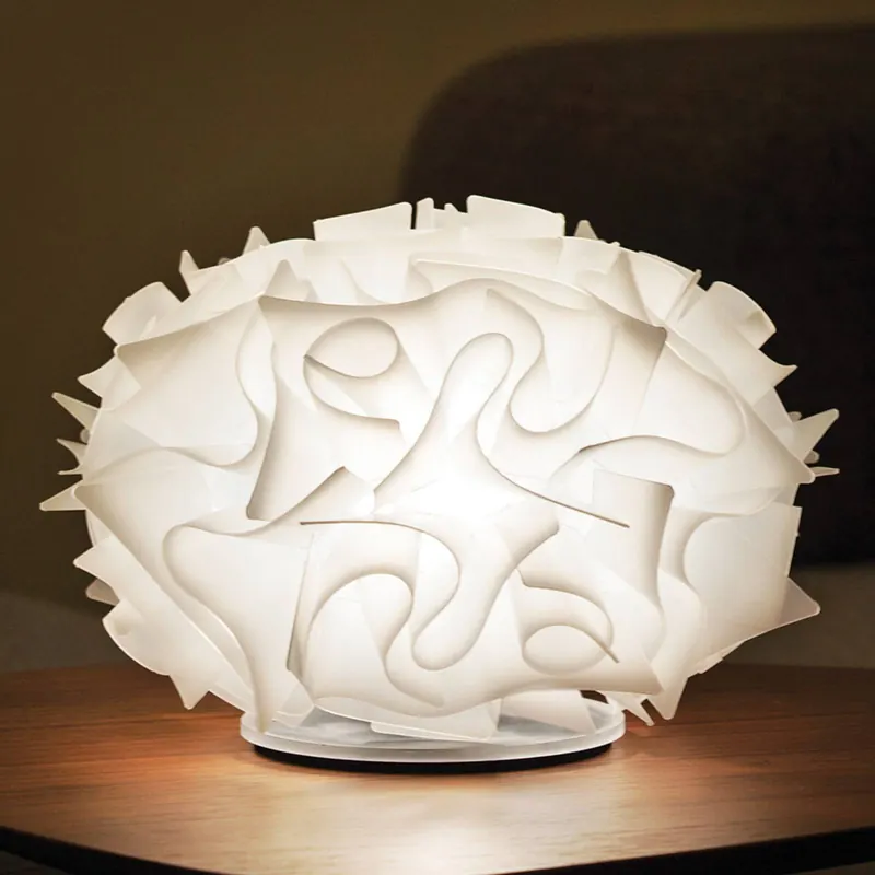 Slamp Veli designerska lampa stołowa Ø 32cm biała