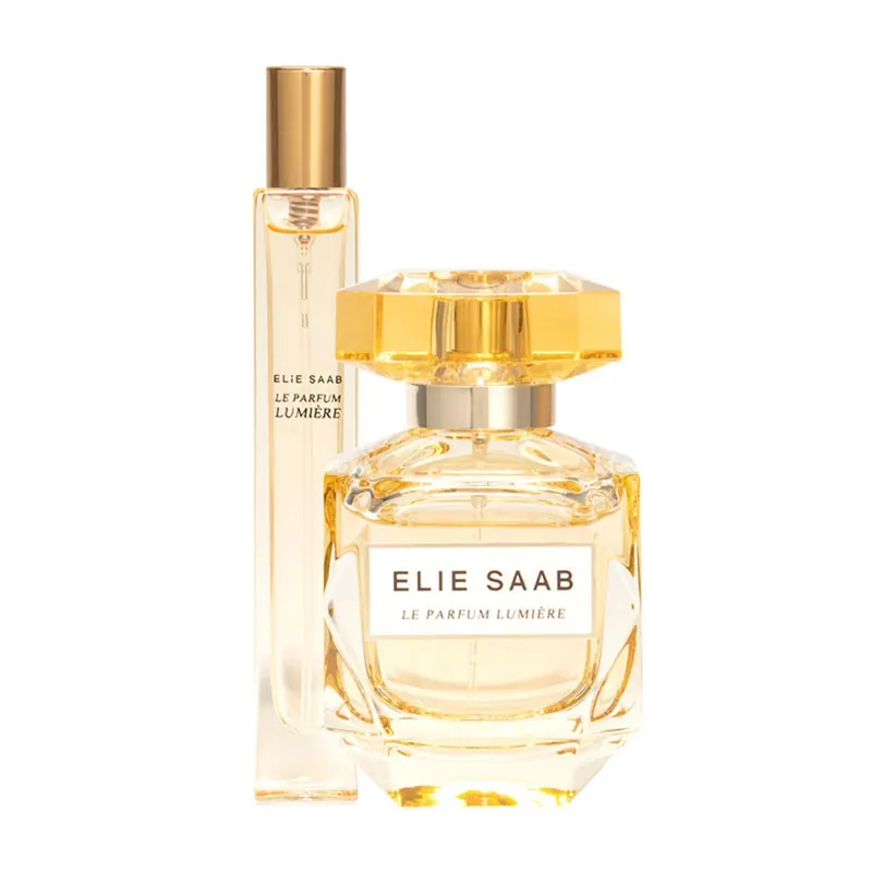 Elie saab Zestaw Elie Saab: Le Parfum Lumiere Eau De Parfum dla kobiet 50 ml + Le Parfum Lumiere Eau De Parfum dla kobiet 10 ml