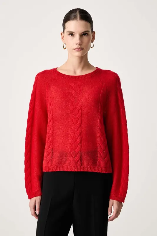 BOSS Orange sweter damski z wełną C_Fypera