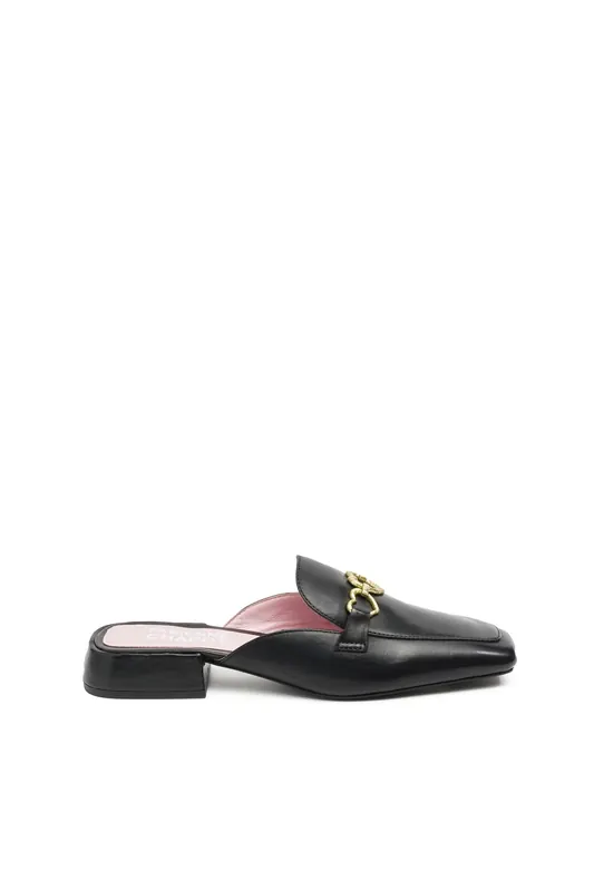 Fabienne Chapot Pennie Slip-in Loafer Black Maat: 37 | Instappers Outlet | Dames | Zwart