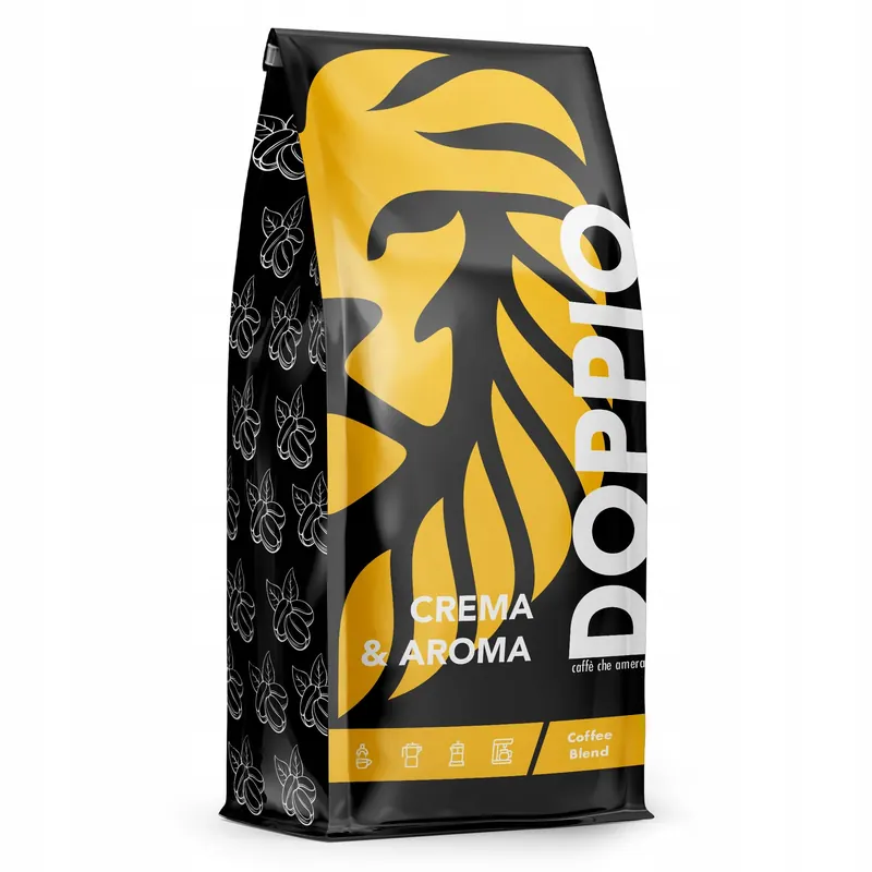 Kawa ziarnista 1kg Doppio Crema Świeżo Palona