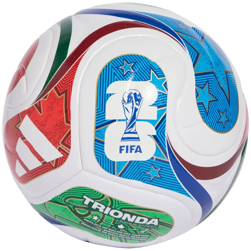 adidas FIFA World Cup 26 Trionda League J290 Ball JD8168, Unisex, Białe, piłki do piłki nożnej, TPU, rozmiar: 5