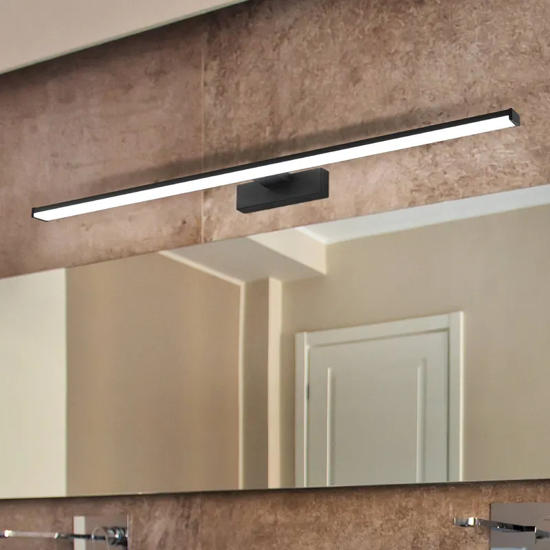 Kinkiet LED Pandella 1, długość 78 cm, czarny, aluminium