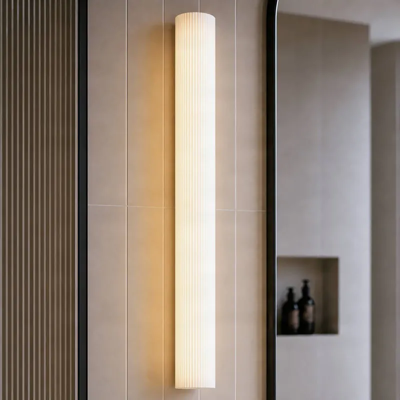 Kinkiet LED do łazienki Lucande Victoire, 70 cm, biała/chromowana, CCT