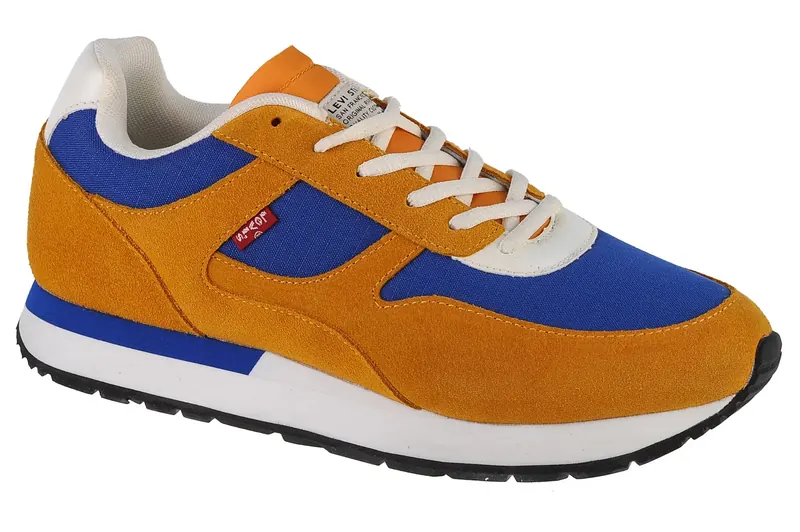 Levi's Bannister 235235-1900-74, Męskie, Żółte, buty sneakers, skóra zamszowa, rozmiar: 44