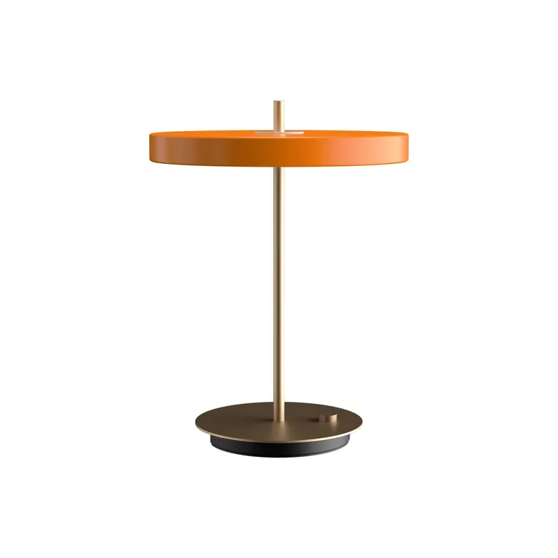 UMAGE lampa stołowa LED Asteria Table, USB, pomarańczowy/mosiądz