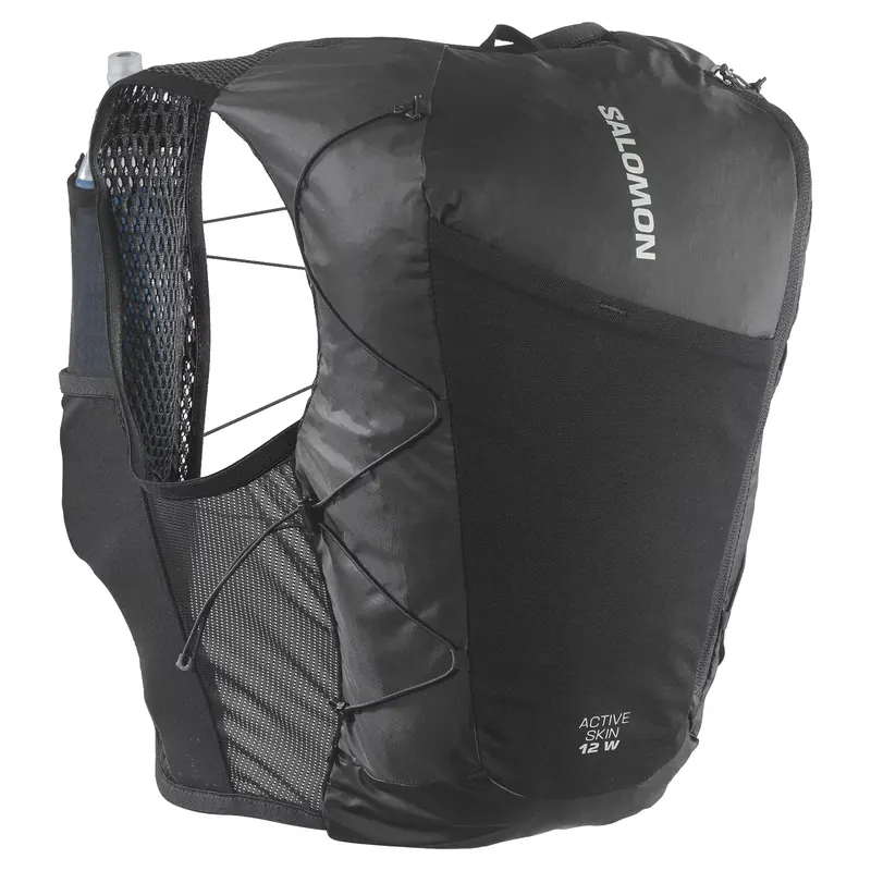 Salomon Active Skin 12 Set LC2178600, Unisex, Czarne, plecaki, poliester, rozmiar: M