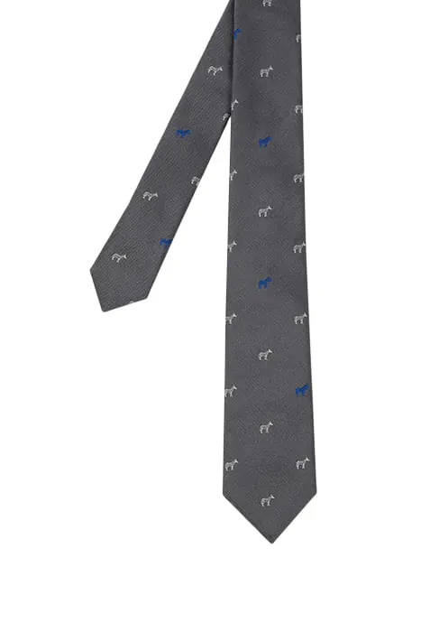 Paul Smith Men Tie Narrow 6cm Grey Maat: OS | Stropdassen Outlet | Heren | Grijs