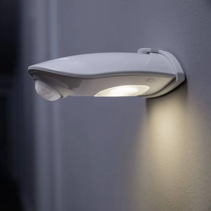 Kinkiet zewnętrzny LED OSRAM DOORLED DOWN srebrna Czujnik Bateria
