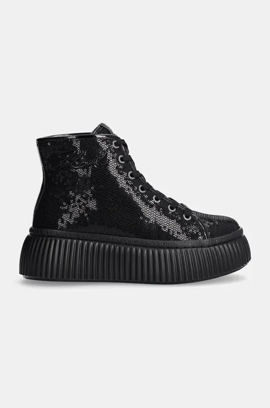 Karl Lagerfeld sneakersy skórzane KREEPER