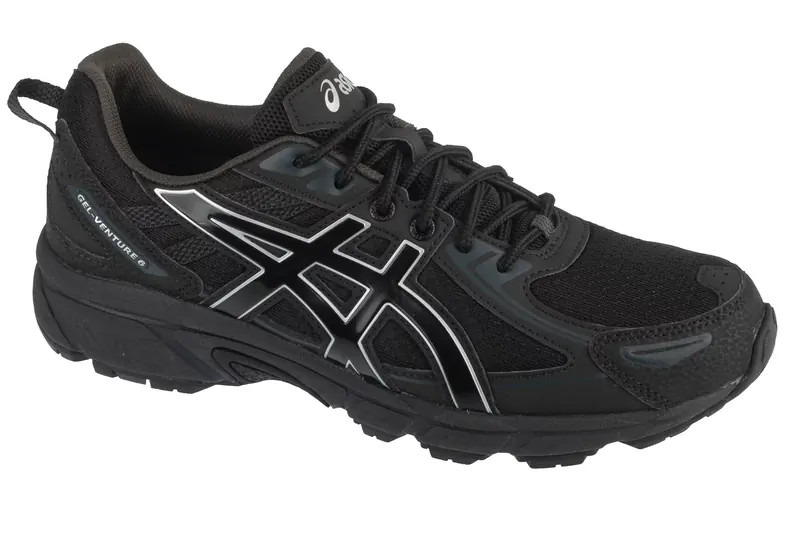 ASICS Gel-Venture 6 1203A297-002, Męskie, Czarne, buty sneakers, tkanina, rozmiar: 46