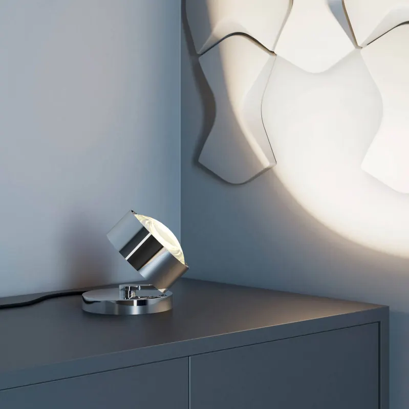 Lampa stołowa Puk Maxx Spot, chromowana