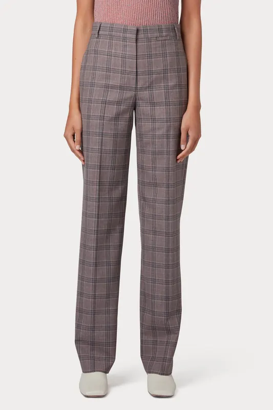 Paul Smith Womens Trousers Grey Maat: 42 | Pantalons Outlet | Dames | Grijs