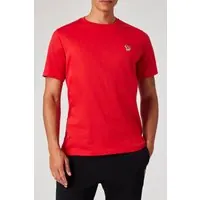 Paul Smith Mens Reg Fit Ss Tshirt Zebra Red Maat: 3XL | Basic T-Shirts Outlet | Heren | Rood
