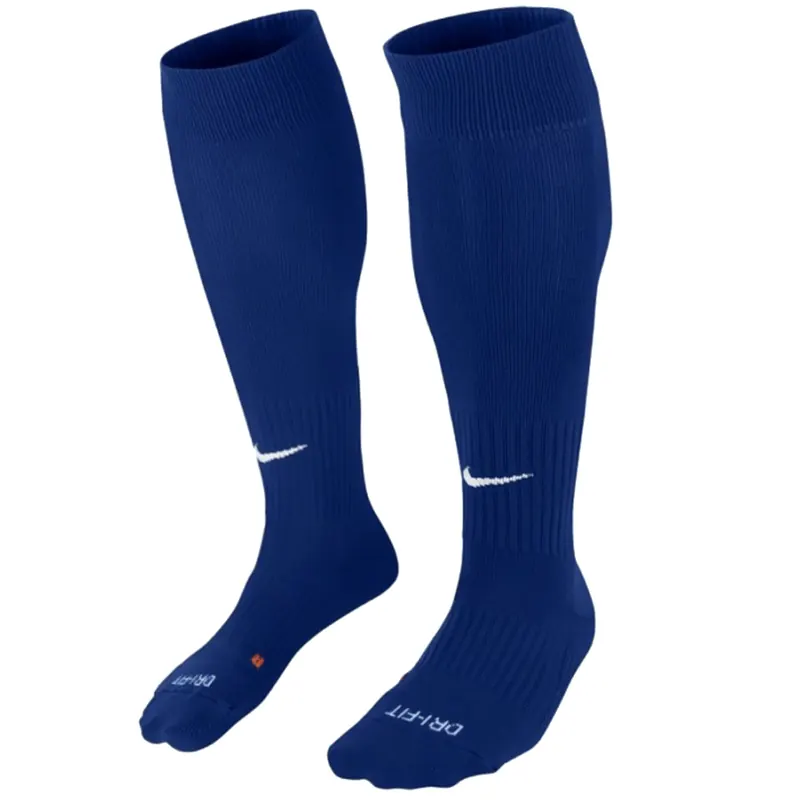 Nike Dri-FIT Academy Sock SX5728-411, Unisex, Granatowe, getry piłkarskie, nylon, rozmiar: 38-42