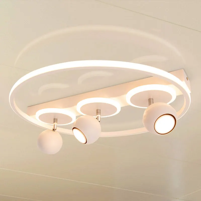 Lampa sufitowa LED Ronda, biała, 3-punktowa