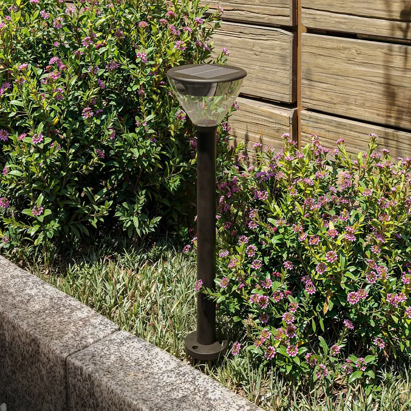 Lampa solarna LED Philips Kyna, czarna, z czujnikiem, IP44