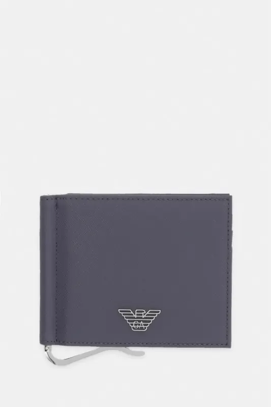Emporio Armani portfel damski z imitacji skóry