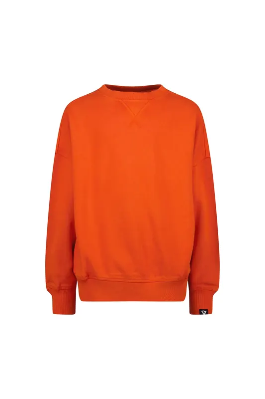 Vingino Boys Nevy Sweater Cherry Tomato Maat: 14 | Truien Outlet | kids | Oranje
