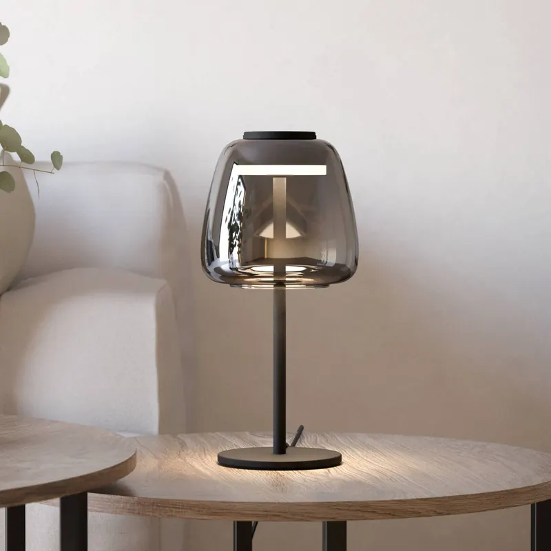 EGLO connect lampa stołowa LED Alfero-Z, RGB, CCT, czarna