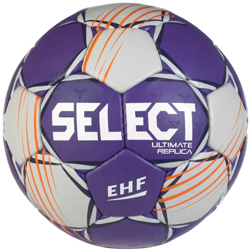 Select Ultimate Replica V24 EHF Handball 220037, Unisex, Fioletowe, piłki do piłki ręcznej, poliuretan, rozmiar: 3