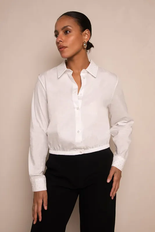 Freebird Breelyn Blouse Off White Maat: S | Longsleeves Outlet | Dames | Wit