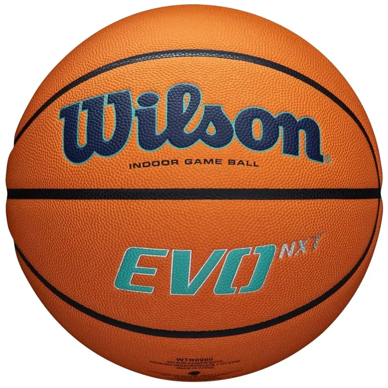 Wilson EVO NXT IN Champions League Game Ball WTB0900XBBCL, Unisex, Pomarańczowe, piłki do koszykówki, Skóra kompozytowa, rozmiar: 7