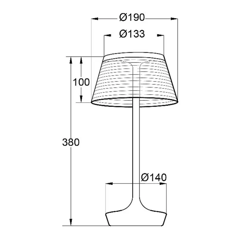Aluminor La Petite Lampe lampa stołowa LED, biała