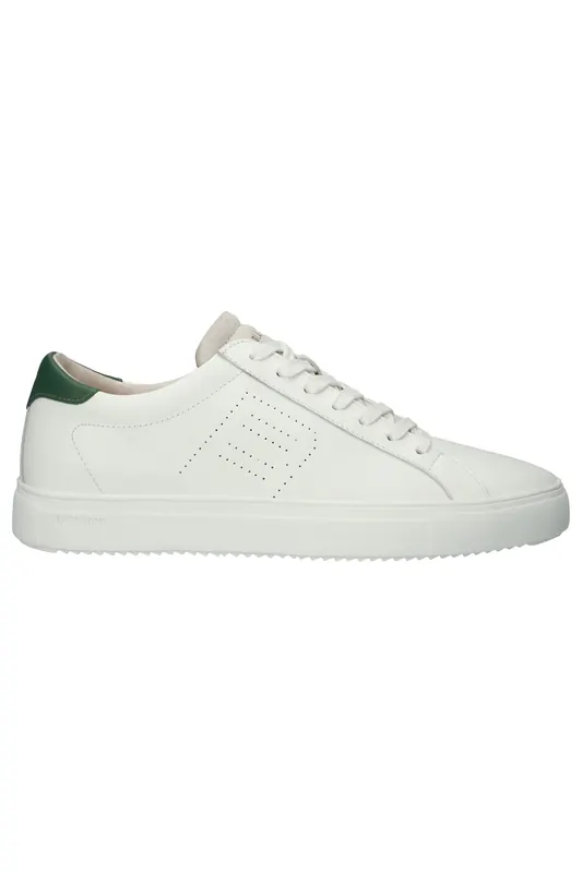 Blackstone Slate Roscoe Perf White Green Maat: 40 | Sneakers Outlet | Heren | Wit