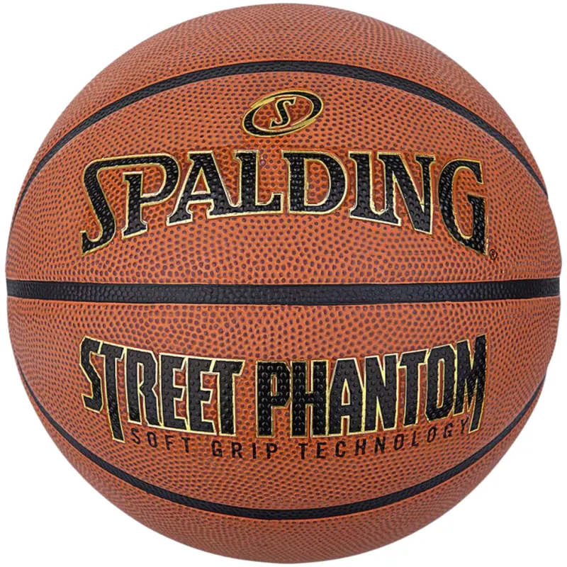 Spalding Street Phantom Out Ball 84388Z, Unisex, Pomarańczowe, piłki do koszykówki, Guma, rozmiar: 6